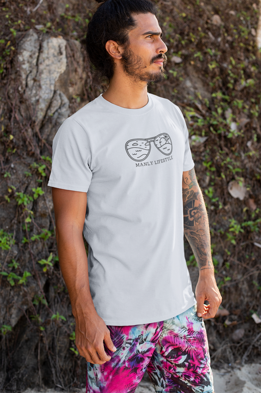 Men's Manly Logo T-Shirt (Light Colours)