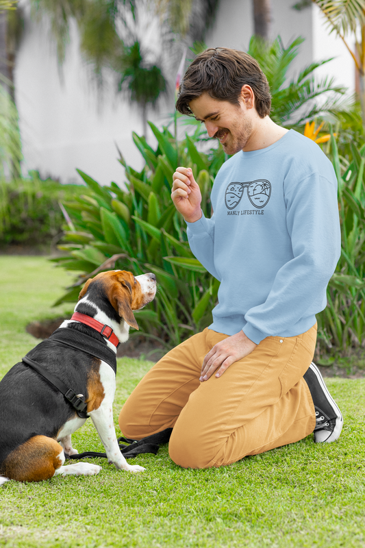 Men's Manly Logo Pullover (Light Colours)