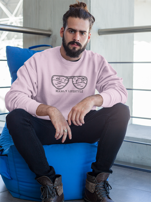 Men's Manly Logo Pullover (Light Colours)