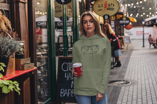 Women's Manly Logo Hoodie (Light Colours)